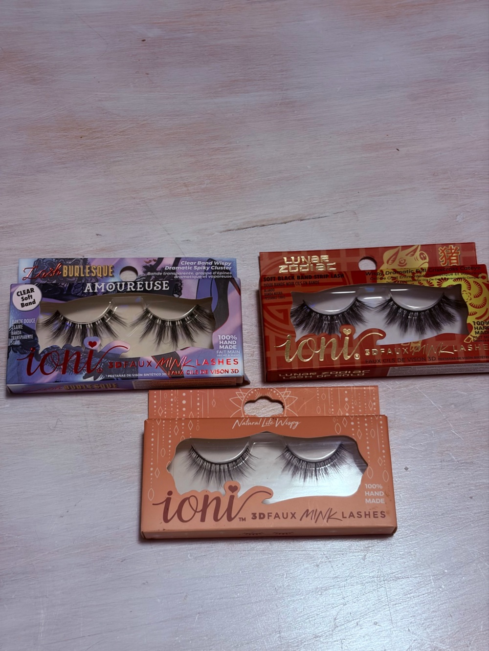 3-Pack Black Dramatic False Eyelashes - Voluminous Lash Set